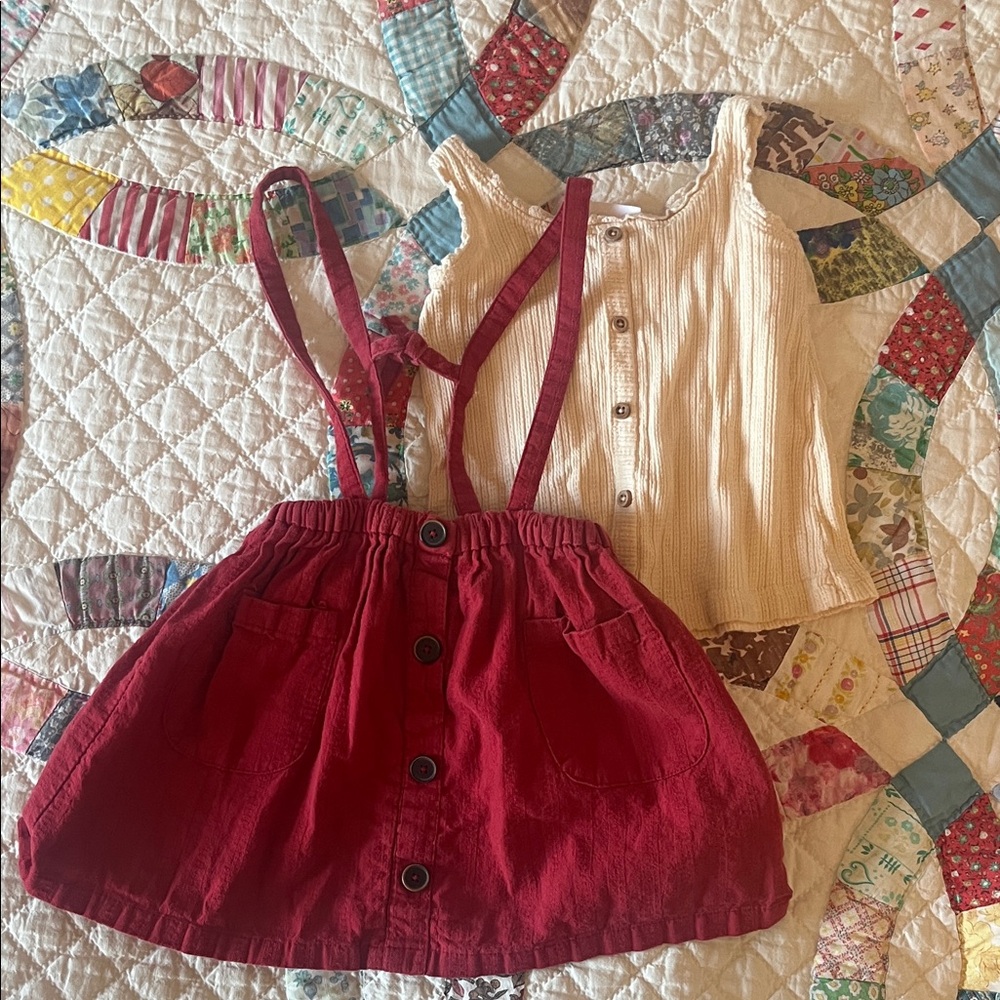 Zara dress/skirt and tank bundle